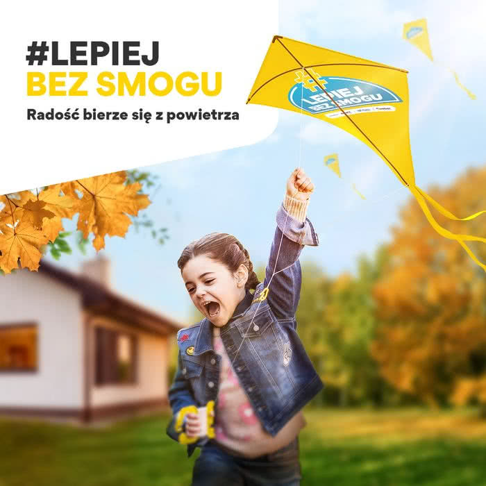Grafika promocyjna akcji #LepiejBezSmogu Grafika promocyjna akcji #LepiejBezSmogu