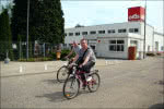 Rowerowa akcja w zakładach Oras