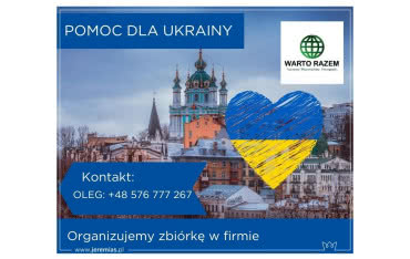 Jeremias włącza się do pomocy na rzecz ukraińskich uchodźców